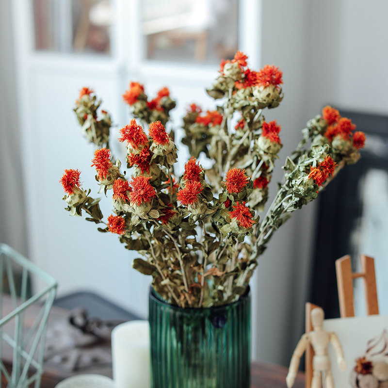 ins北欧天然菠萝干花花束真花搭配橱窗客厅干花