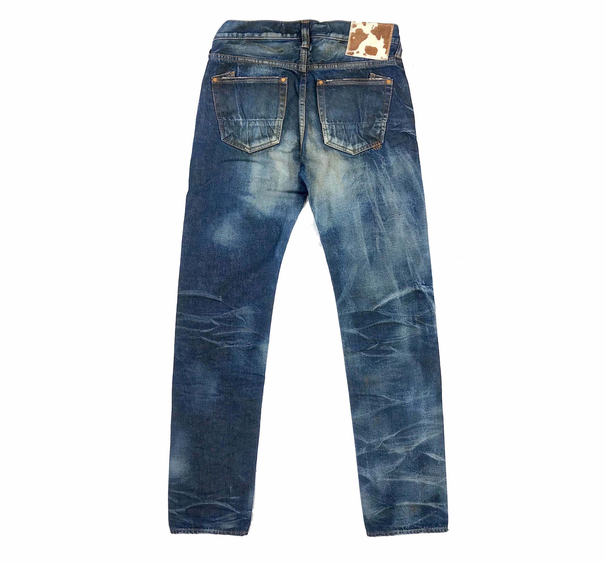 prps牛仔裤制品noir磨破做旧洗水长裤日产赤耳牛仔裤