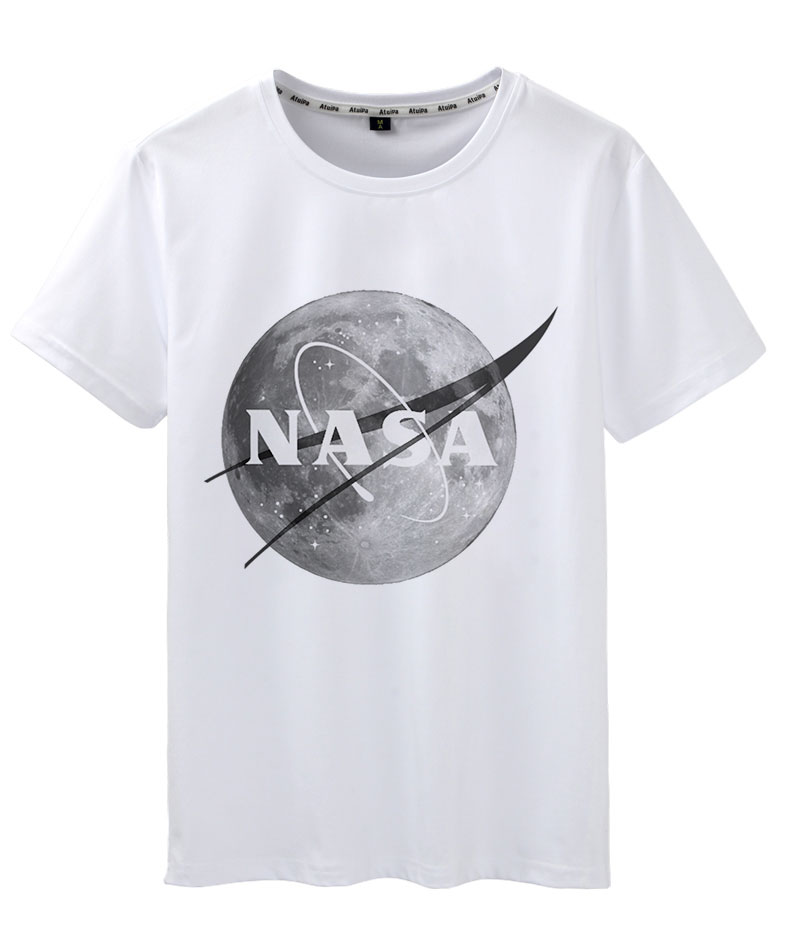 太空月球美国国家航空航天局nasa短袖宇航员火星救援t恤