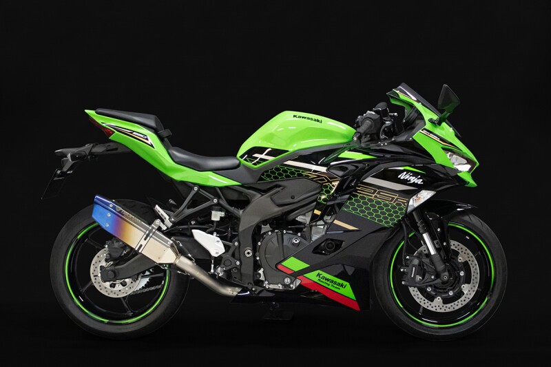 trickstarkawasaki川崎zx25rewc钛合金全段排气管摩托车排气管