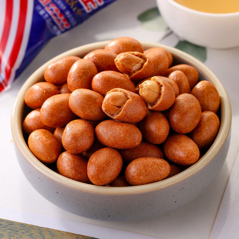 厦门特产白鹭鱼皮花生500g独立小包装鱼皮花生米花生豆怀旧零食