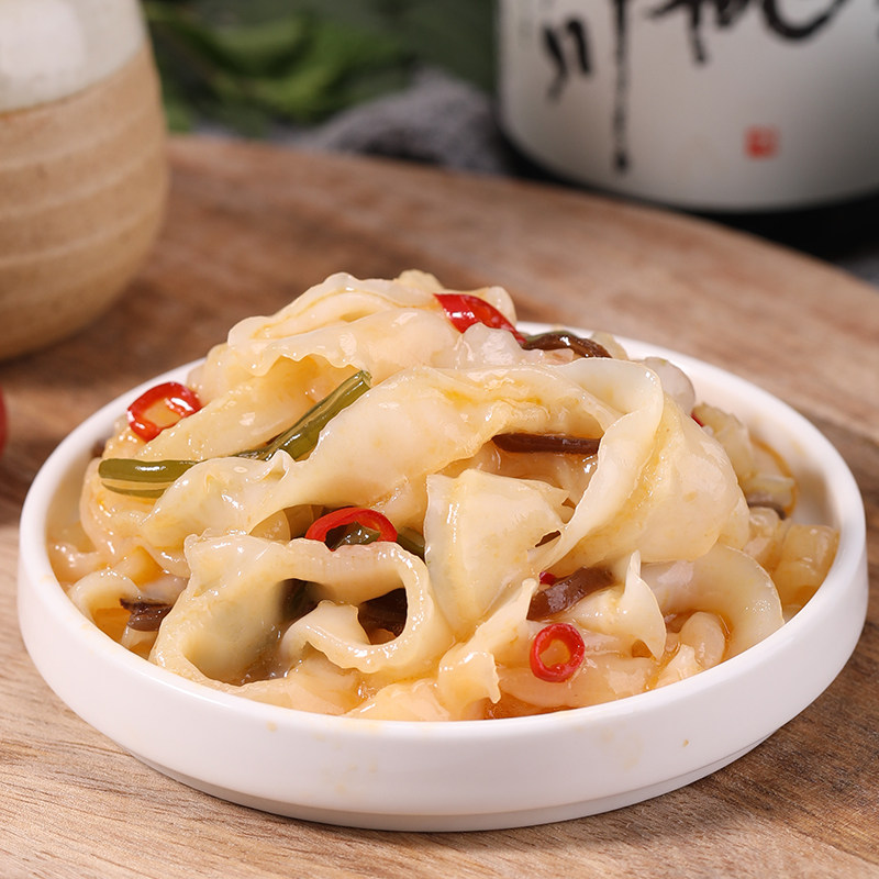 扇贝大连麻辣裙边调味即食新鲜现剥冷冻海鲜贝类制品