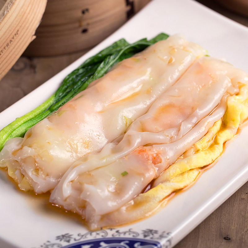 鲜虾肠粉 广式早茶点心港式速冻食品广东蒸肠粉布拉肠粉 送酱包