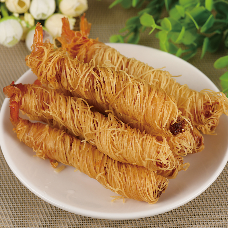 千丝万缕面线虾 新鲜虾仁 大虾虾类制品 速冻海鲜30只/3袋 包邮