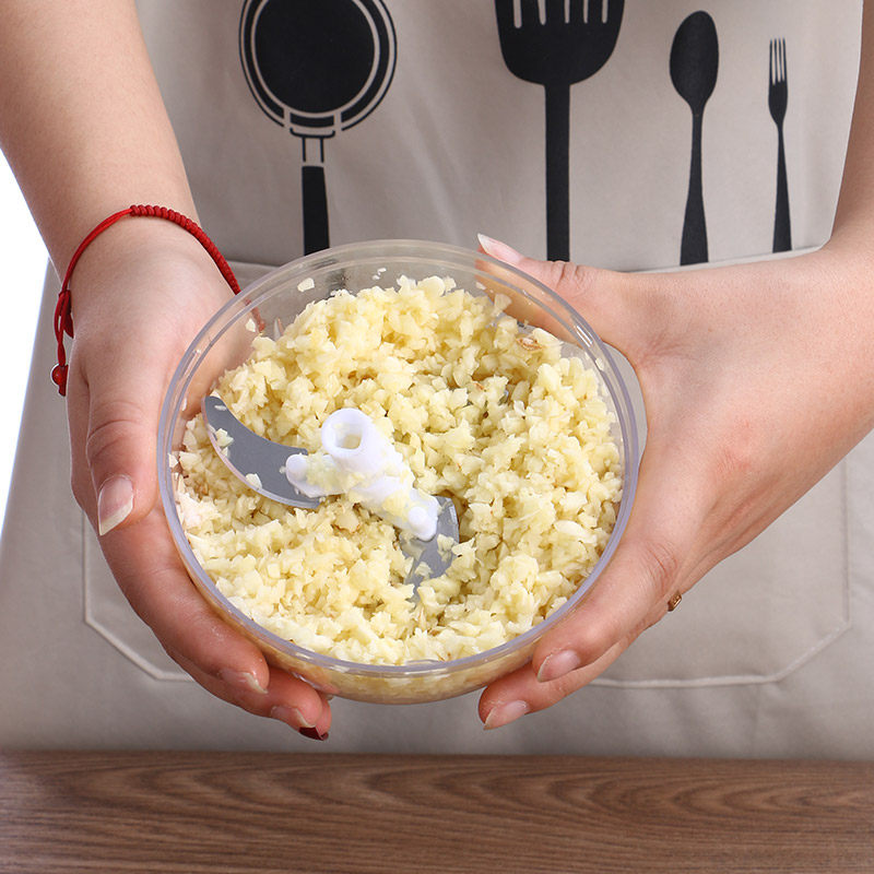 捣蒜泥神器手拉式蒜泥大蒜捣碎器手动蒜蓉小搅碎机拉蒜切蒜末家用_双