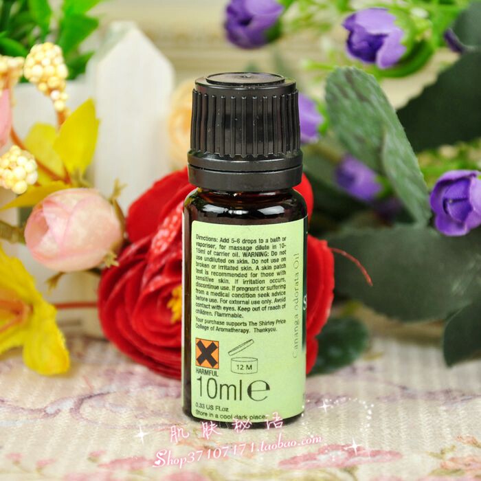 依兰英国sp精油10ml护发抗皱紧实助眠解压单方精油