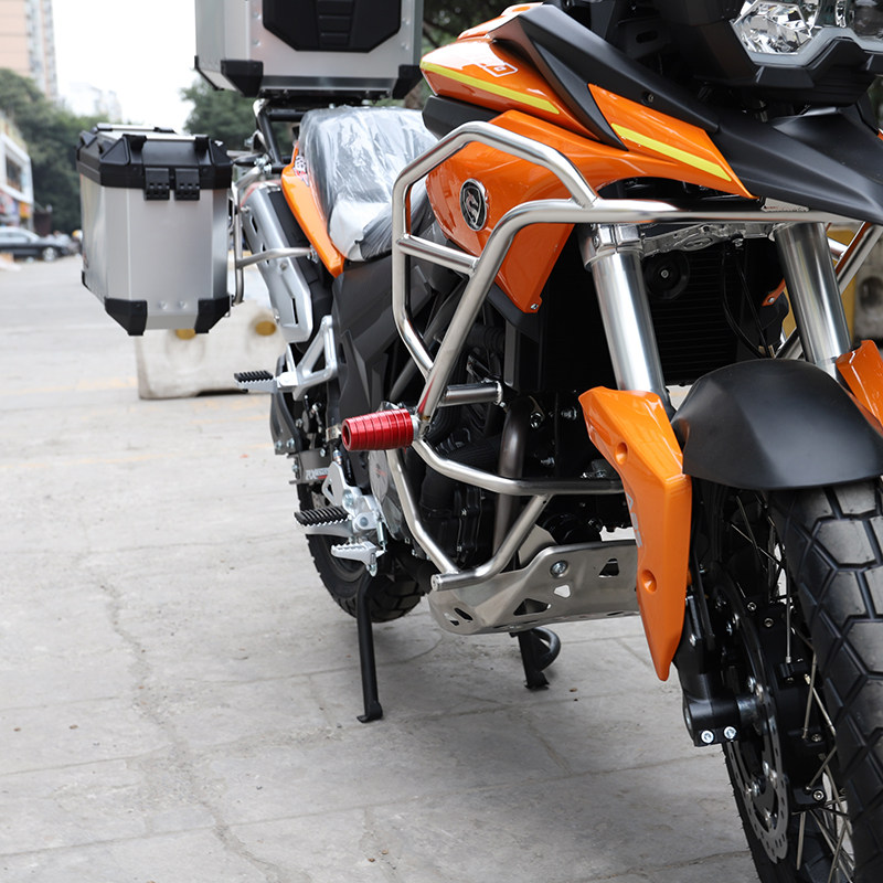 适用2021款宗申赛科科龙rx3s改装保险杠防摔防撞摩托车保险杠