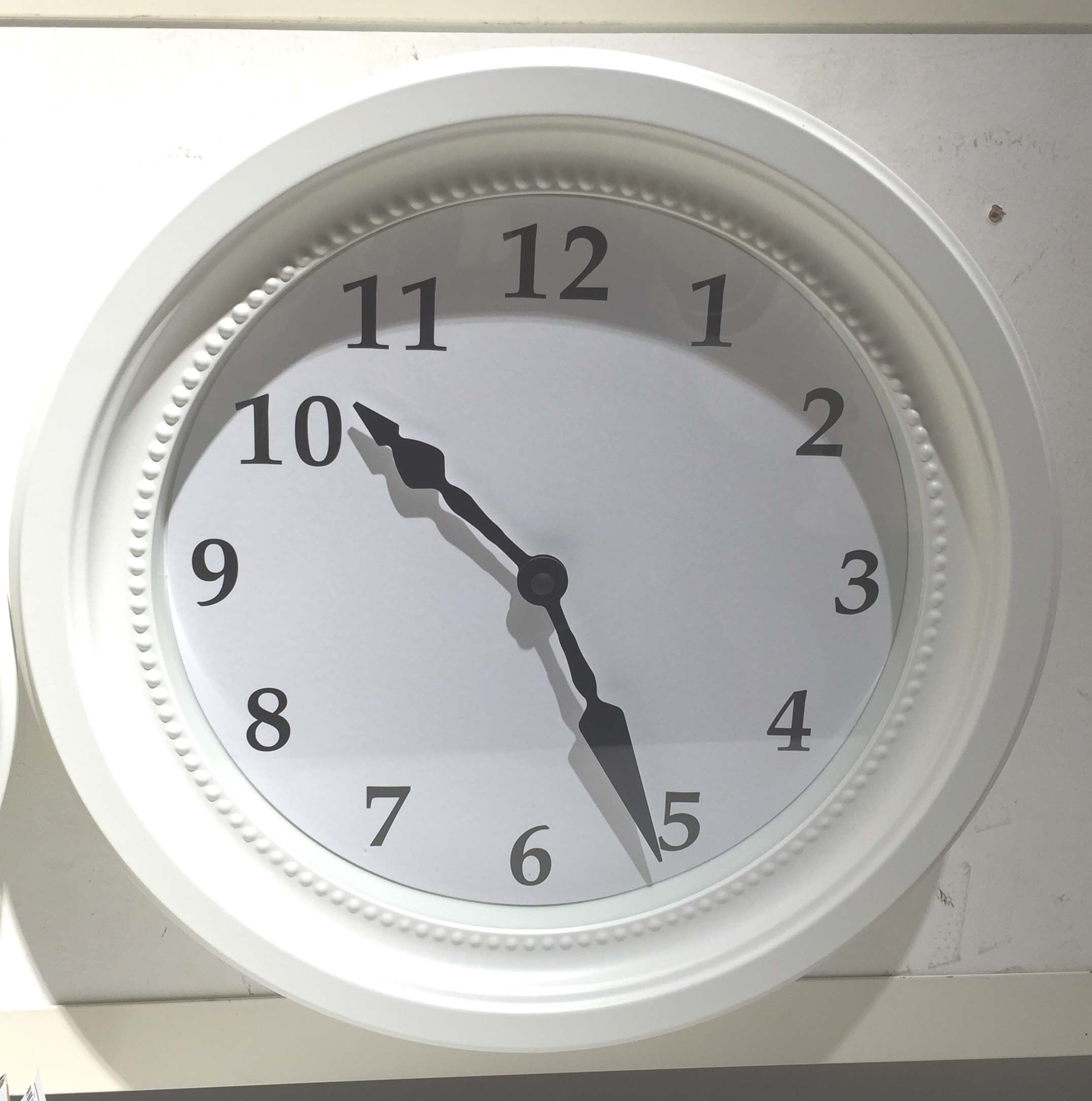 ikea宜家家居 桑卓 静音挂钟时钟钟表石英钟