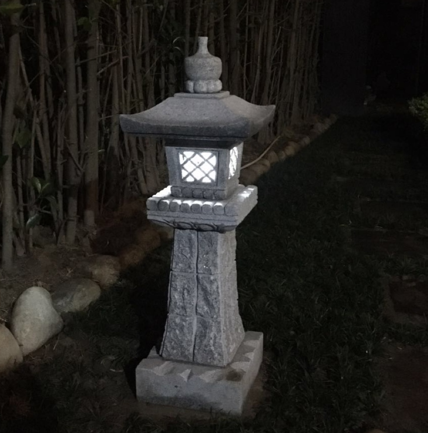 石灯庭院日式复古园林景观花园装饰石灯笼灯笼庭院灯石雕