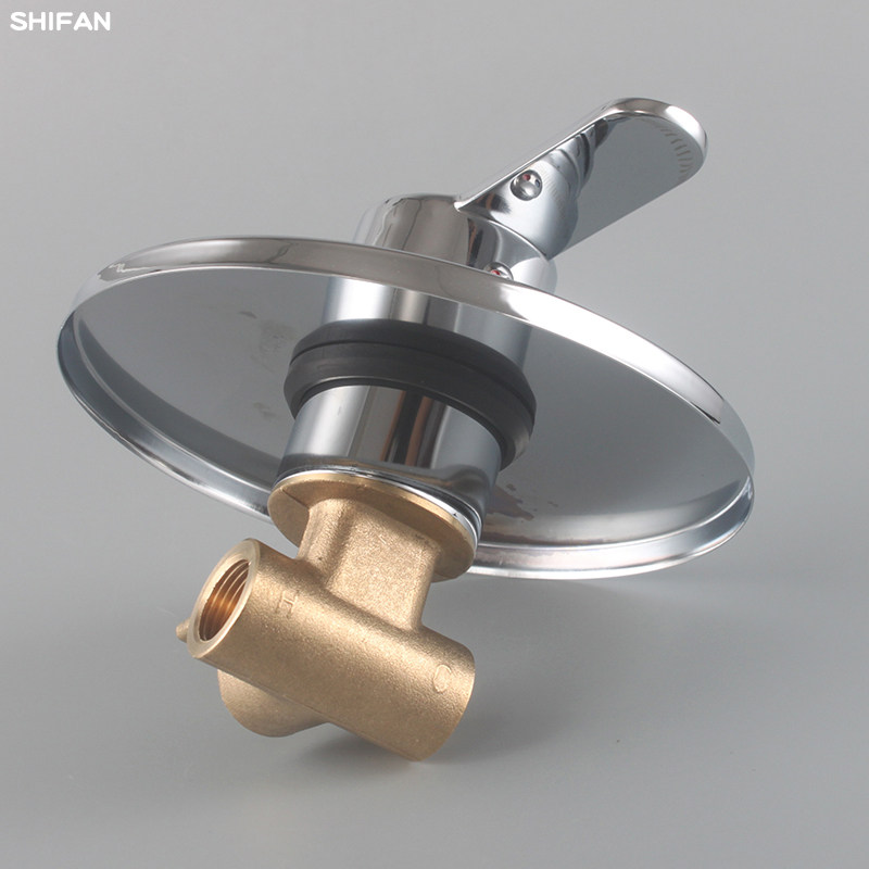 暗装混水淋浴全铜阀暗龙头入墙加厚阀门冷热普通花洒套装