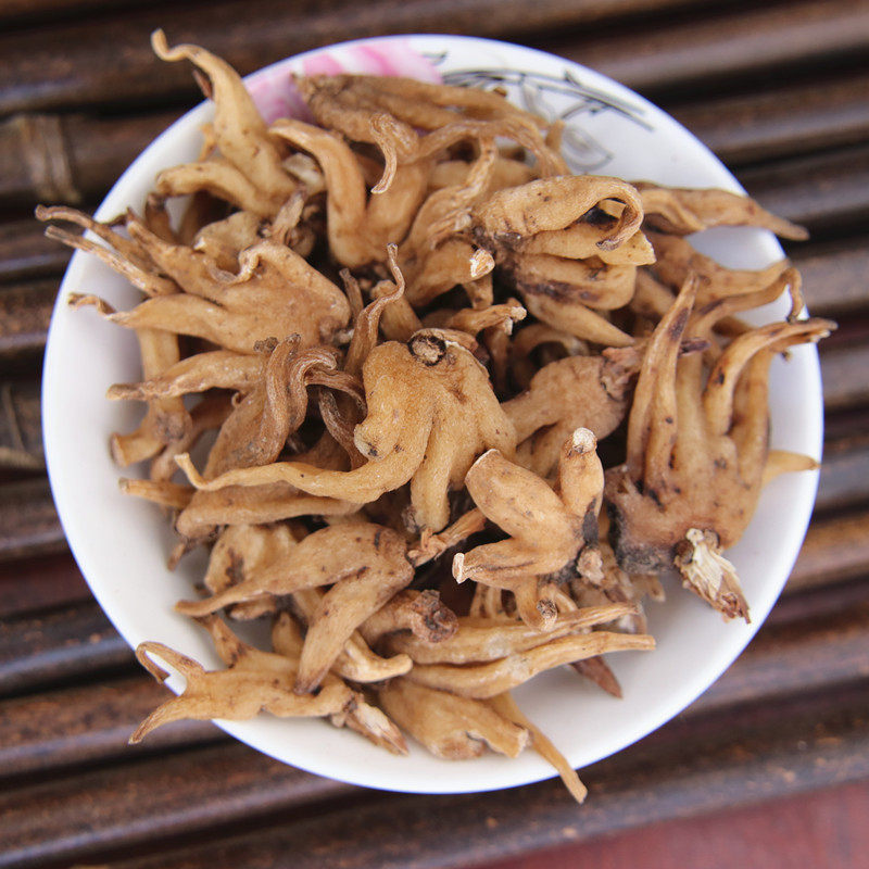 精选手掌野生正宗西藏特产手儿佛手参干500g佛手