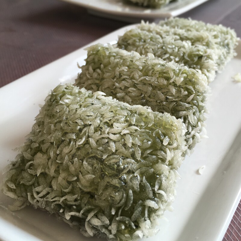 艾衢艾草麻糍320g艾叶糍粑艾饼雪花酒店宴席传统中式糕点