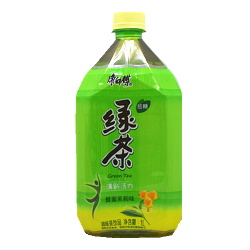 康师傅绿茶低糖大瓶装1l蜂蜜茉莉味花茶蜜茶茶饮料夏季饮品包邮