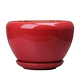 Big Red Ceramic Pot Large Personality Home Office Balcony Flower Pot Horticulture Pottery Potted Big Red Ceramic Pot Large Personality Home Office Balcony Flower Pot Horticulture Pottery Potted
