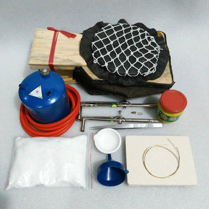 火枪油壶套装皮老虎脚踏风打金工具风球套餐黄金银子铜首饰熔化焊