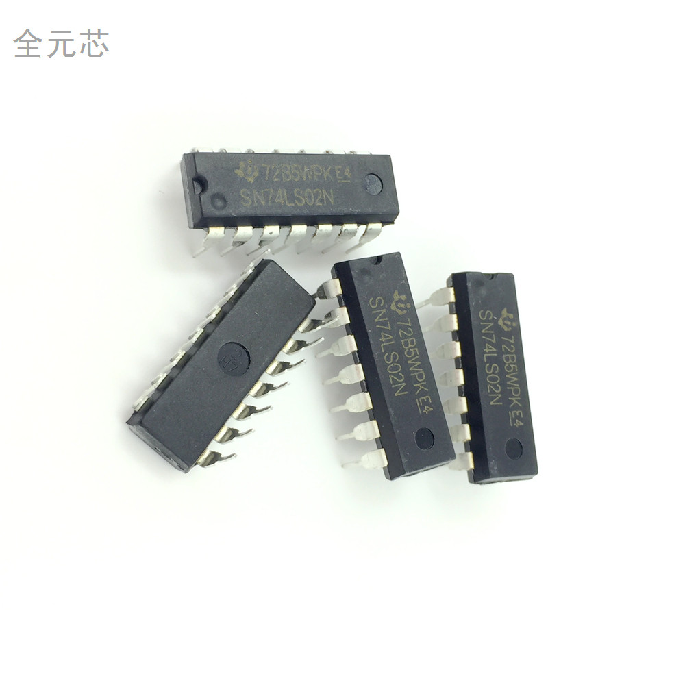 全新原装sn74ls02n逻辑芯片输入正或非门dip14直插集成电路ic