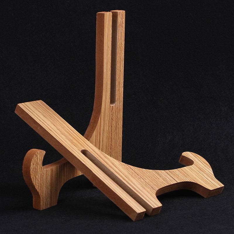 支架木雕摆件架木托架工艺品摆设底座看盘展示架摆件