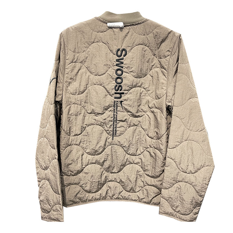 nike耐克swoosh男子宽松刺绣保暖防风运动休闲外套运动棉衣