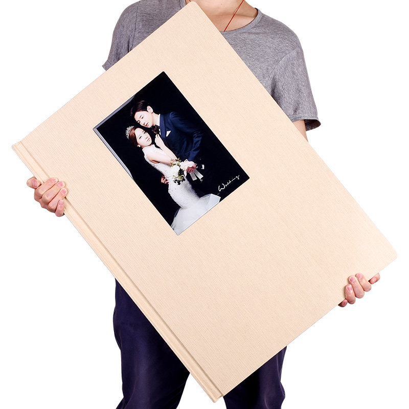 天意28寸相册制作结婚现场婚纱照相册定制高端纪念册影楼影集