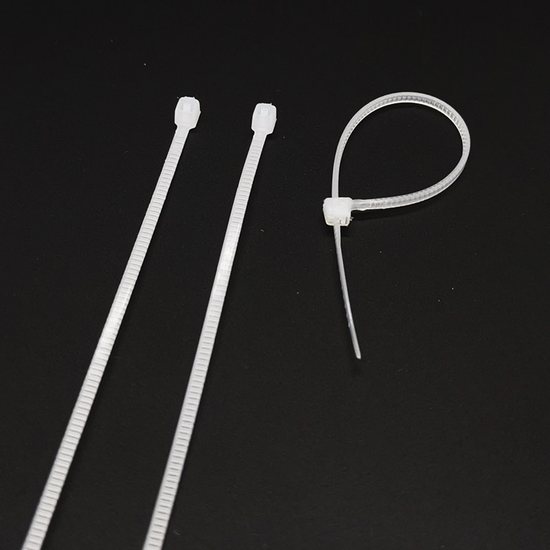 150mm塑料自锁尼龙扎带白色电线捆绑绑扎500根缎带