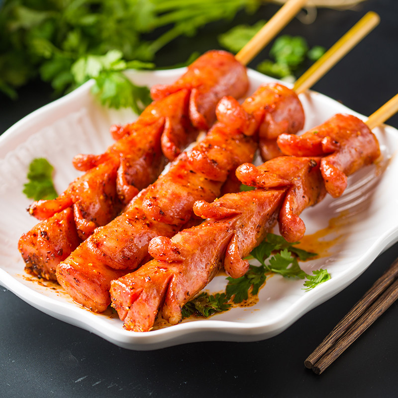 老长长沙香肠1件140根纯肉送纸臭豆腐