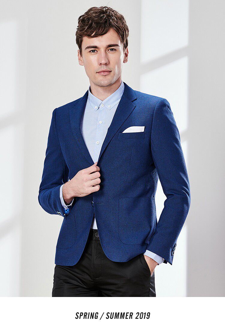 特价杉杉西服2019新品男士纯色韩版单西装外套西服