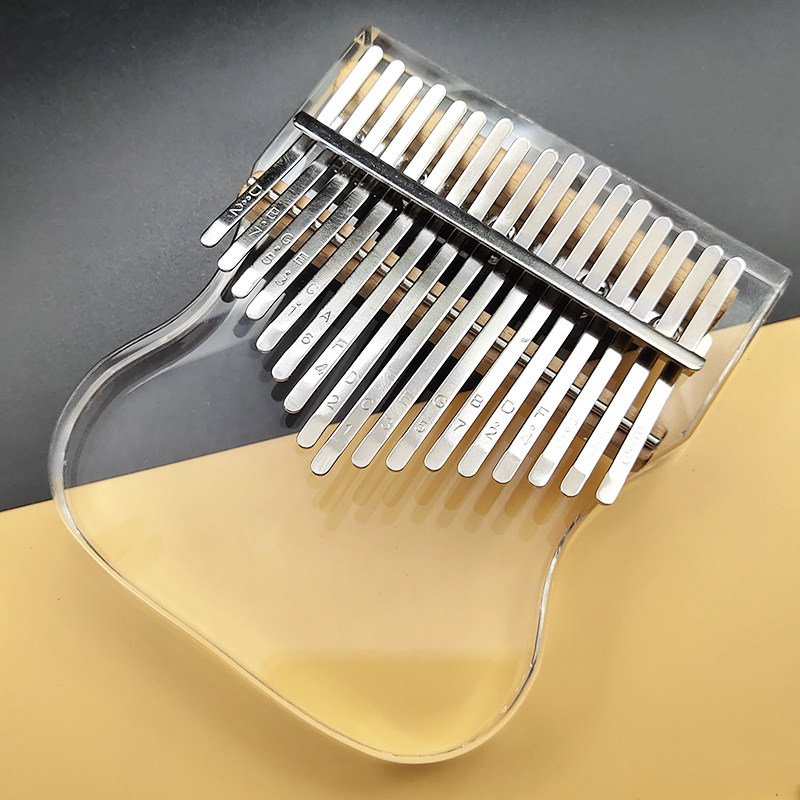 卡林拇指水晶手指初学者迷你透明卡林巴