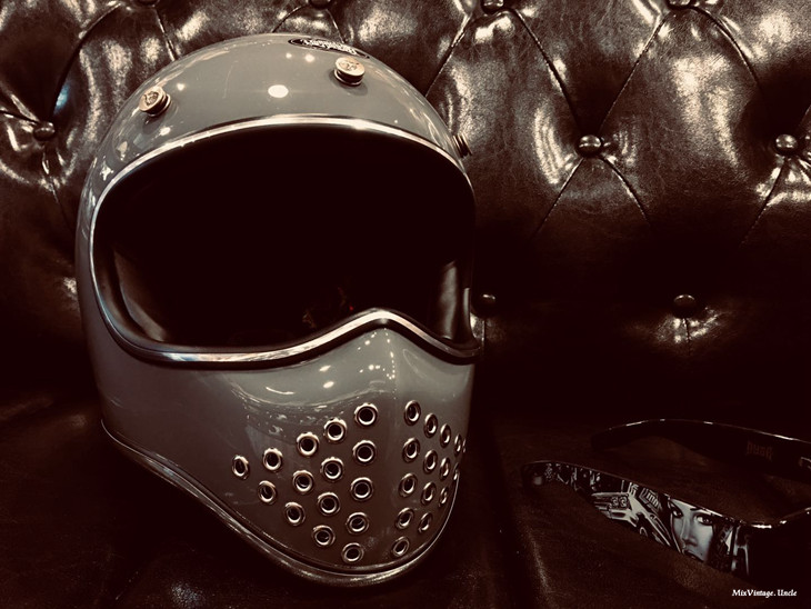 mongolian台湾进口正品全盔摩托车复古安全帽蒙古人机车摩托车头盔