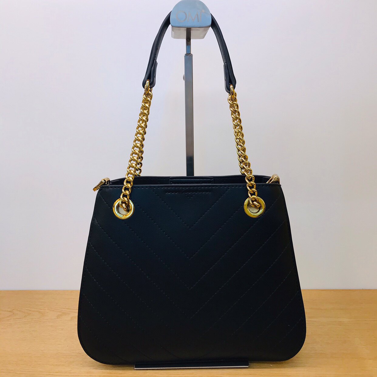 omiclassic新品欧米11212d10121h01金属扣饰拉链手提单肩通用款女包