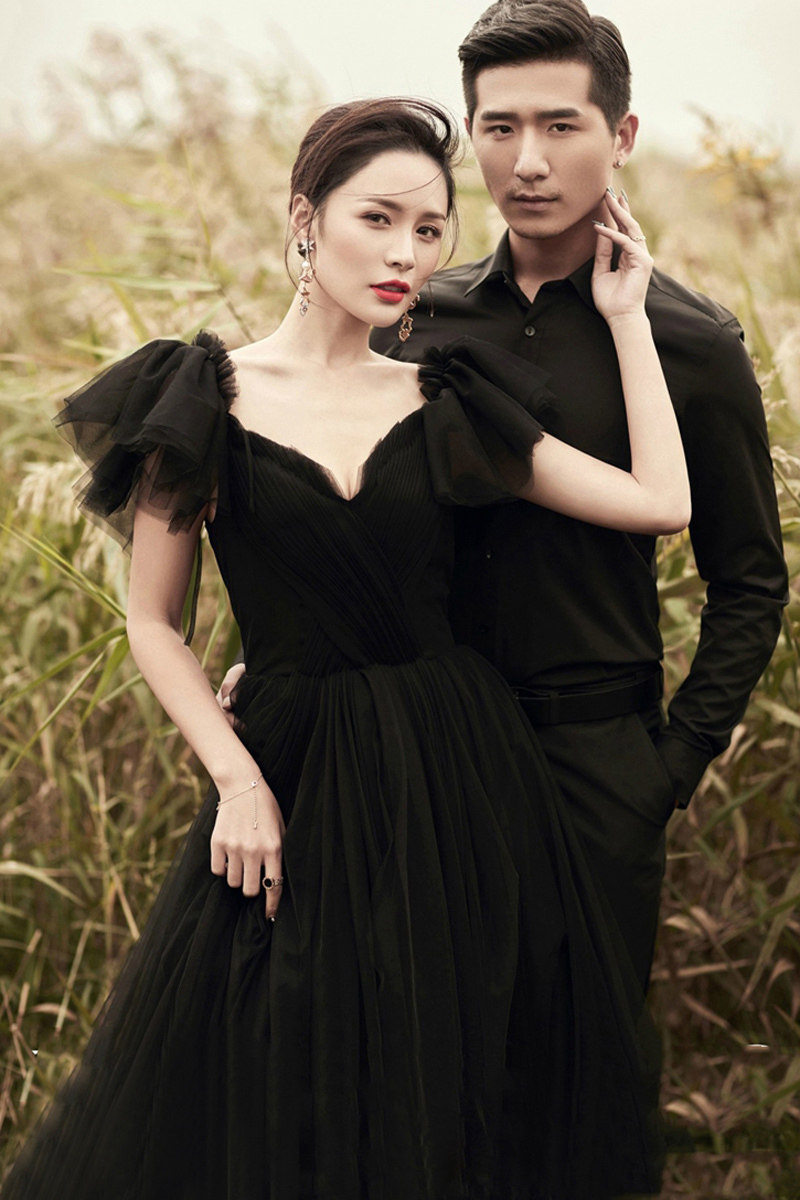 影楼写真服装艺术照新品外景内景街晚礼服时尚轻纱民族服装