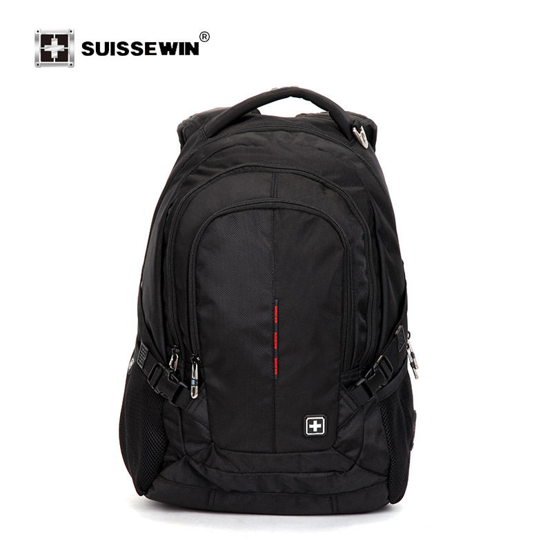 suissewin瑞士军刀双肩包女包运动户外旅行背包电脑包男14寸春夏