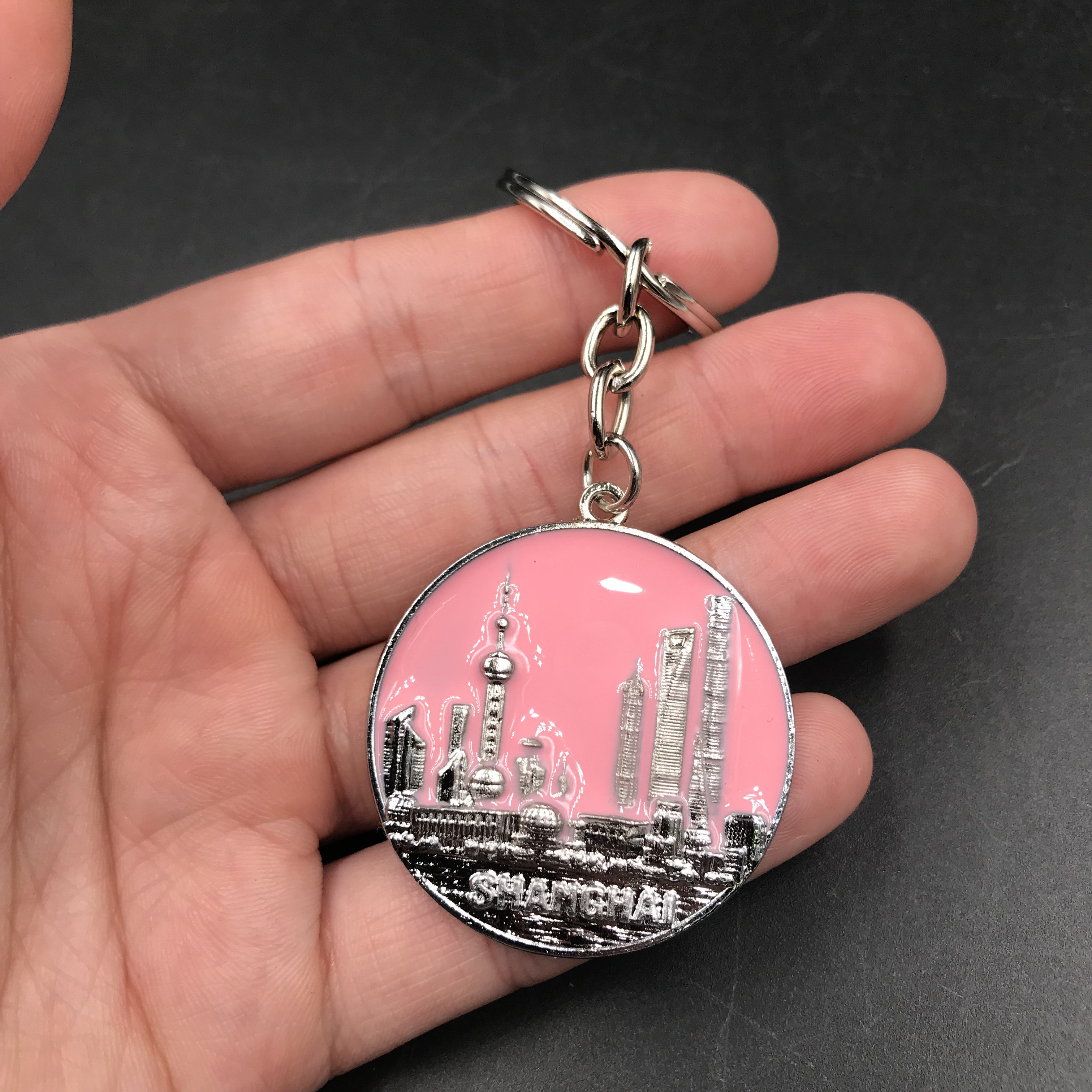 上海纪念品钥匙扣钥匙圈东方明珠外滩城隍庙景点旅游小礼钥匙扣