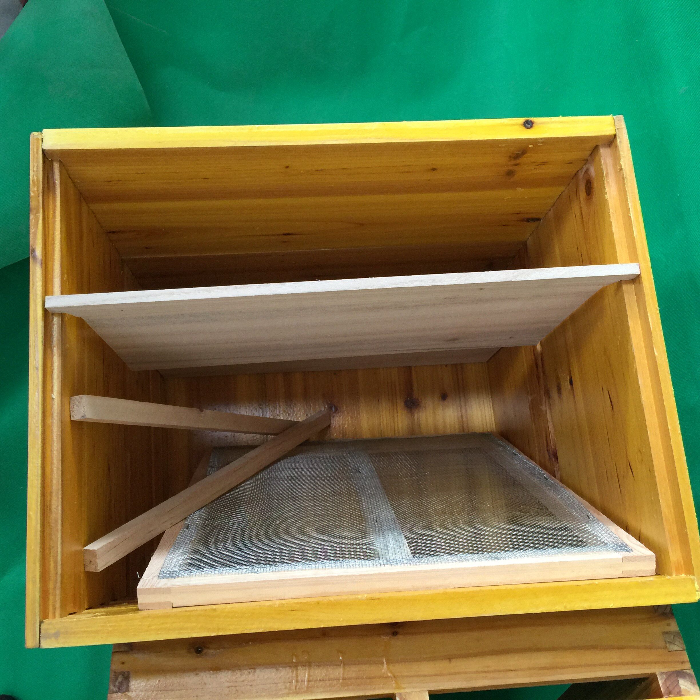 养蜂工具蜜蜂用品中意蜂杉木蜂箱平箱十框标准蜜蜂箱蜂桶巢础配件