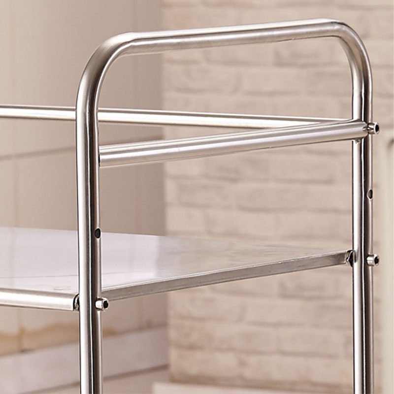 微波炉厨房置物架不锈钢2层架子双层烤箱整理储物厨房置物架