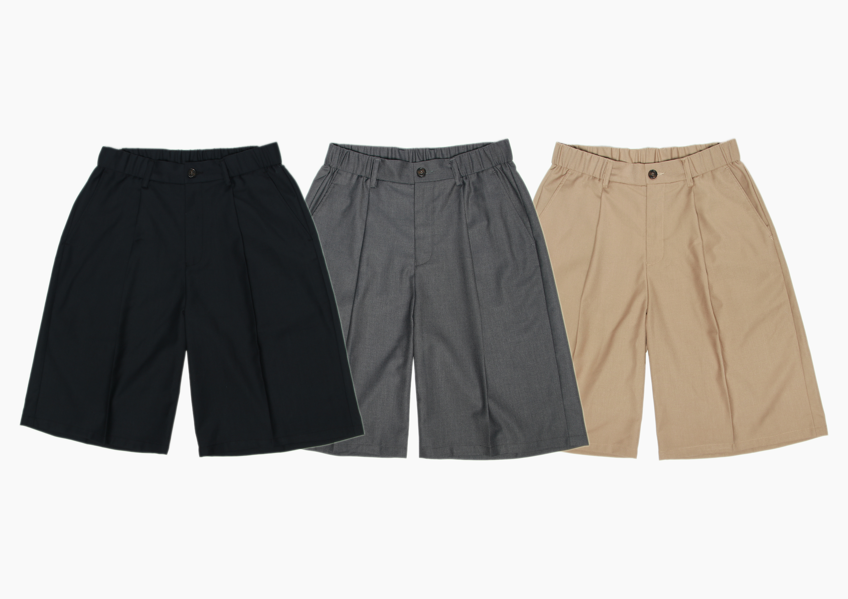 Anniehall 宽松西裤短裤中裤中缝清爽垂感男女ins潮