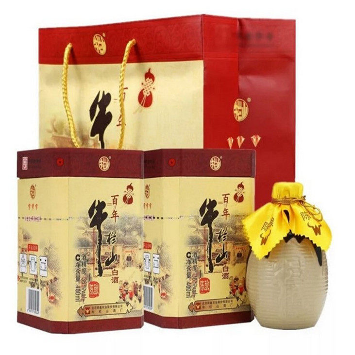百年牛栏山52度 36度400mlx6瓶整箱浓香型婚礼送礼北京二锅头白酒