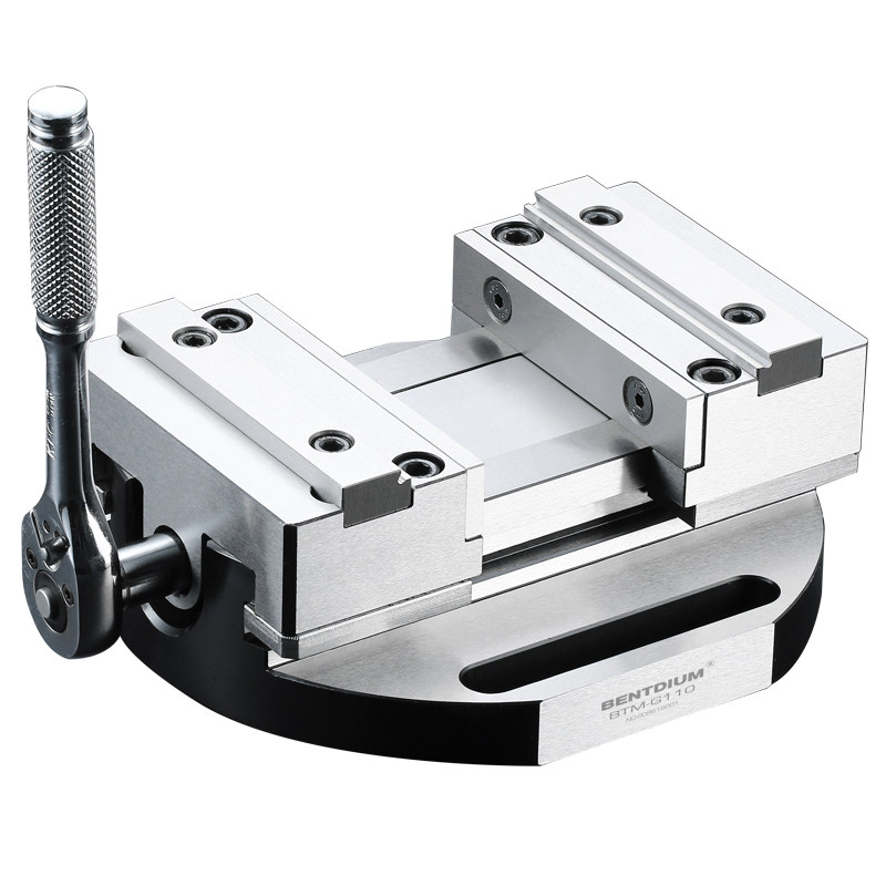 自定定心虎钳五轴铣床cnc专用平口钳子精密台虎钳