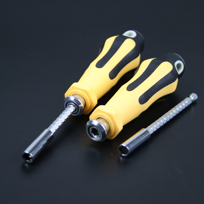 手柄4寸635mm螺丝可伸缩两用螺丝刀可换批强磁其他