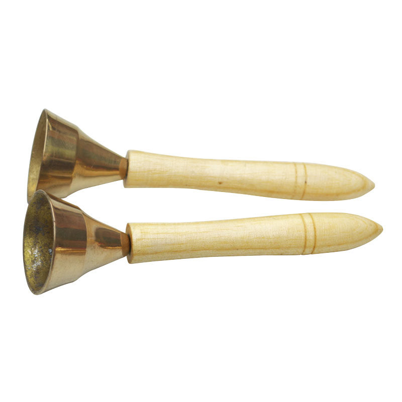 奥尔夫打击乐器音乐教具碰铃带把棒绳纯铜小撞钟碰钟玲儿童