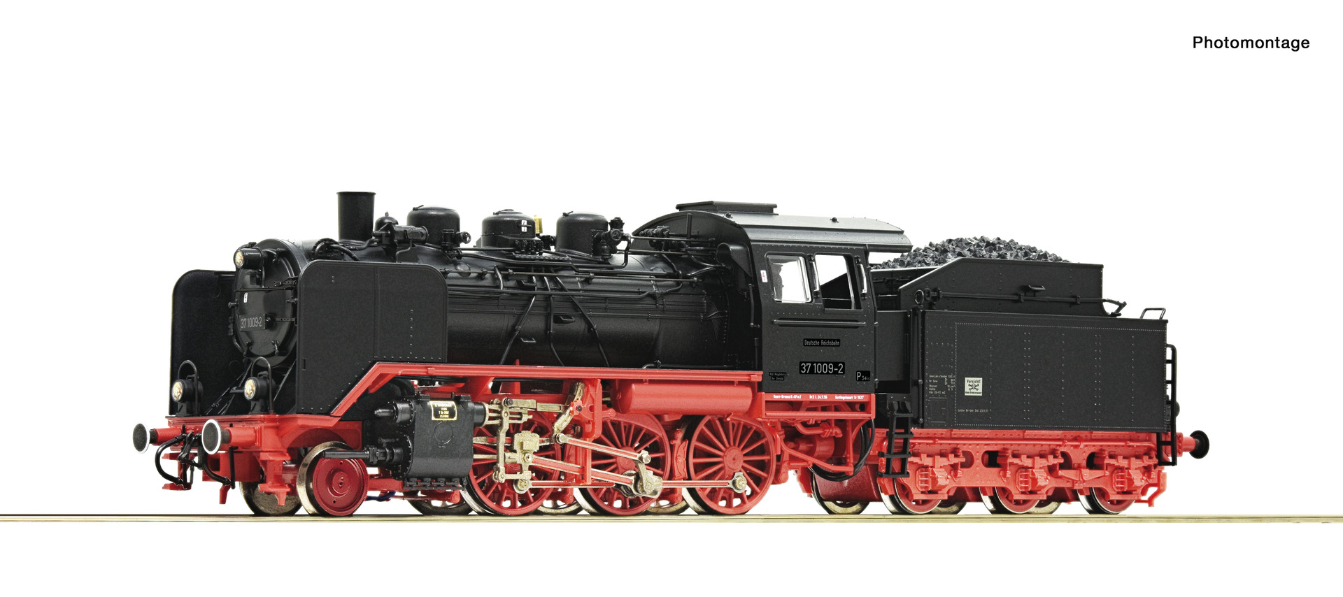 21年4月数字音效roco71212dr1009-2蒸汽机车火车模型