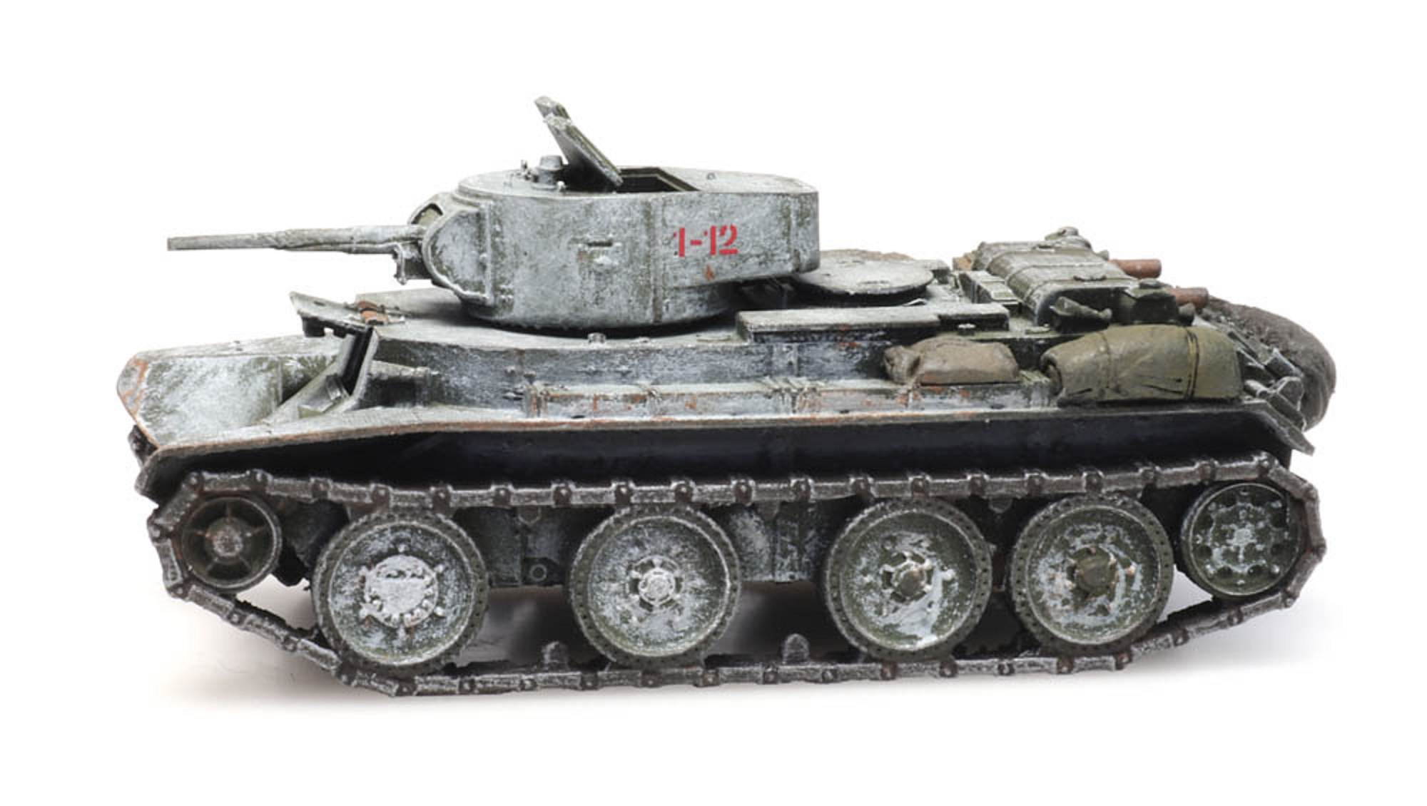 2020年新品ho成品artitec6870336苏联bt7坦克冬季火车