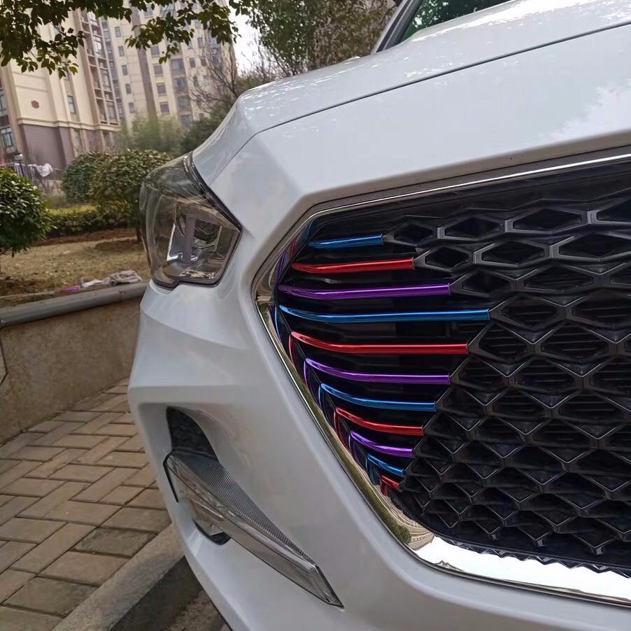 哈弗f7f7x中网网下装饰不锈钢亮条保险杠亮片长城其它加装