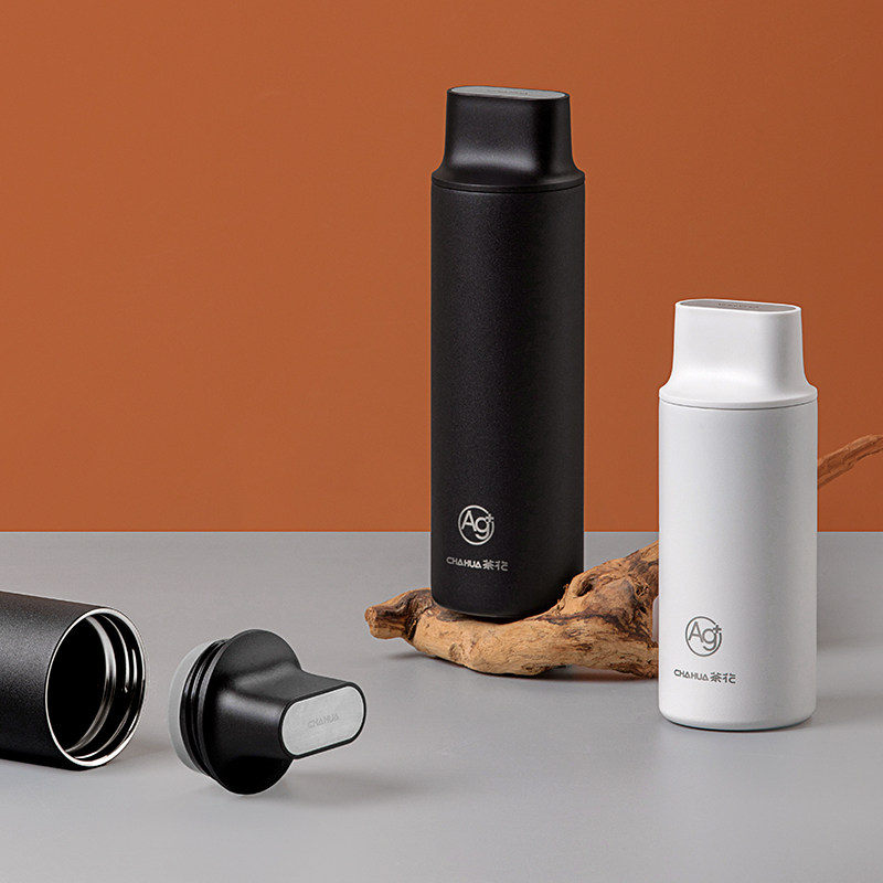 茶花高级保温杯水杯高颜值男士杯子不锈钢女士女生保温杯