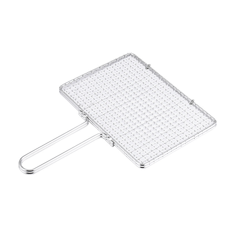 烧烤烤鱼大号夹子不锈钢加粗双层夹板家用商用烧烤夹