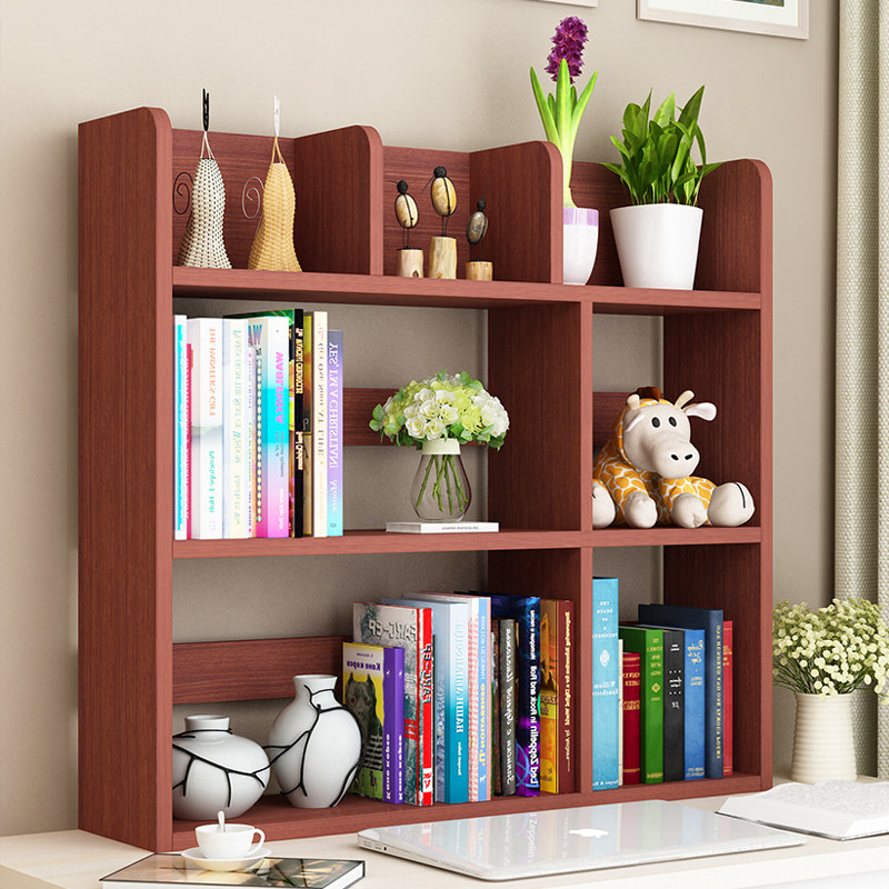 桌上书架创意学生用书架简约桌面书架置物架多层收纳架飘窗架书柜