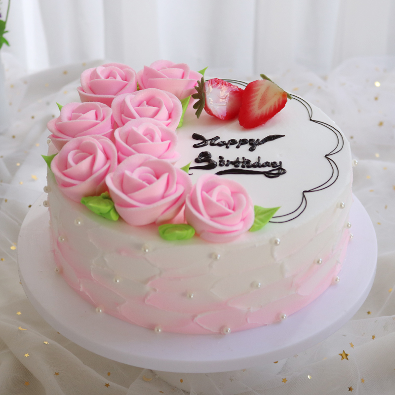 蛋糕模型仿真2020爆款流行裱花水果生日道具仿真水果