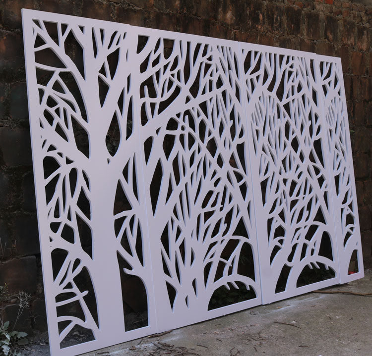 欧式pvc客厅现代镂空隔断密度屏风玄关吊顶背景墙花格18mm冲钻