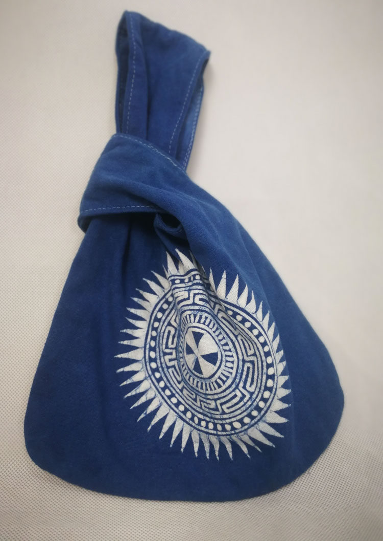 贵州蜡染包包定制手晚包特色个性文艺文创手工苗族蜡染