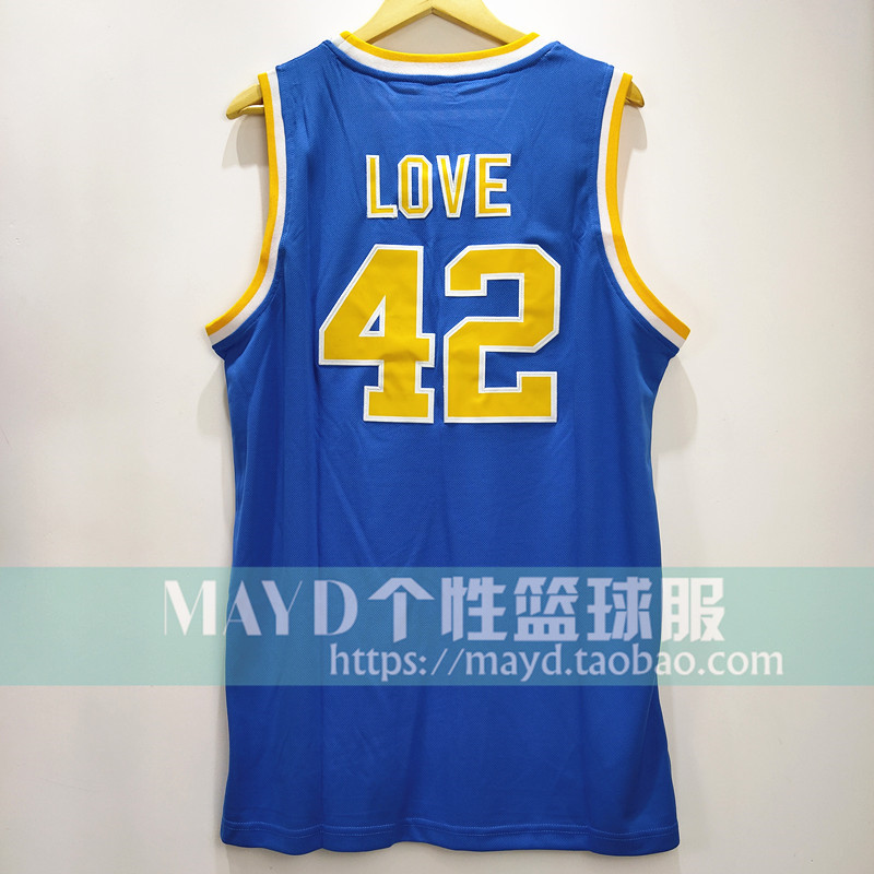 运动42号凯文乐福大学球衣美式个性嘻哈刺绣篮球服