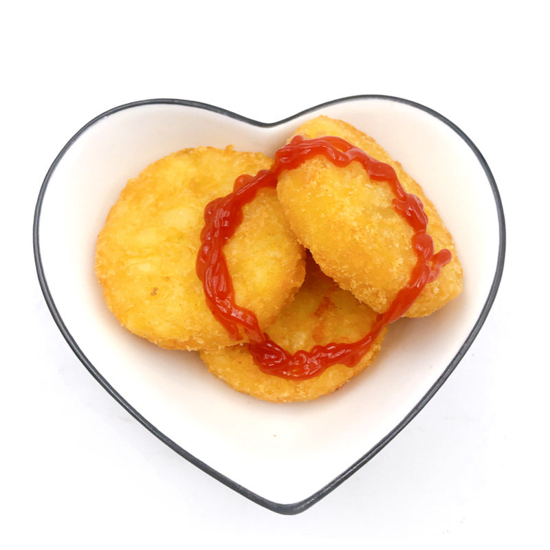 薯饼小圆蓝顿旭美f20圆形冷冻早餐薯类制品